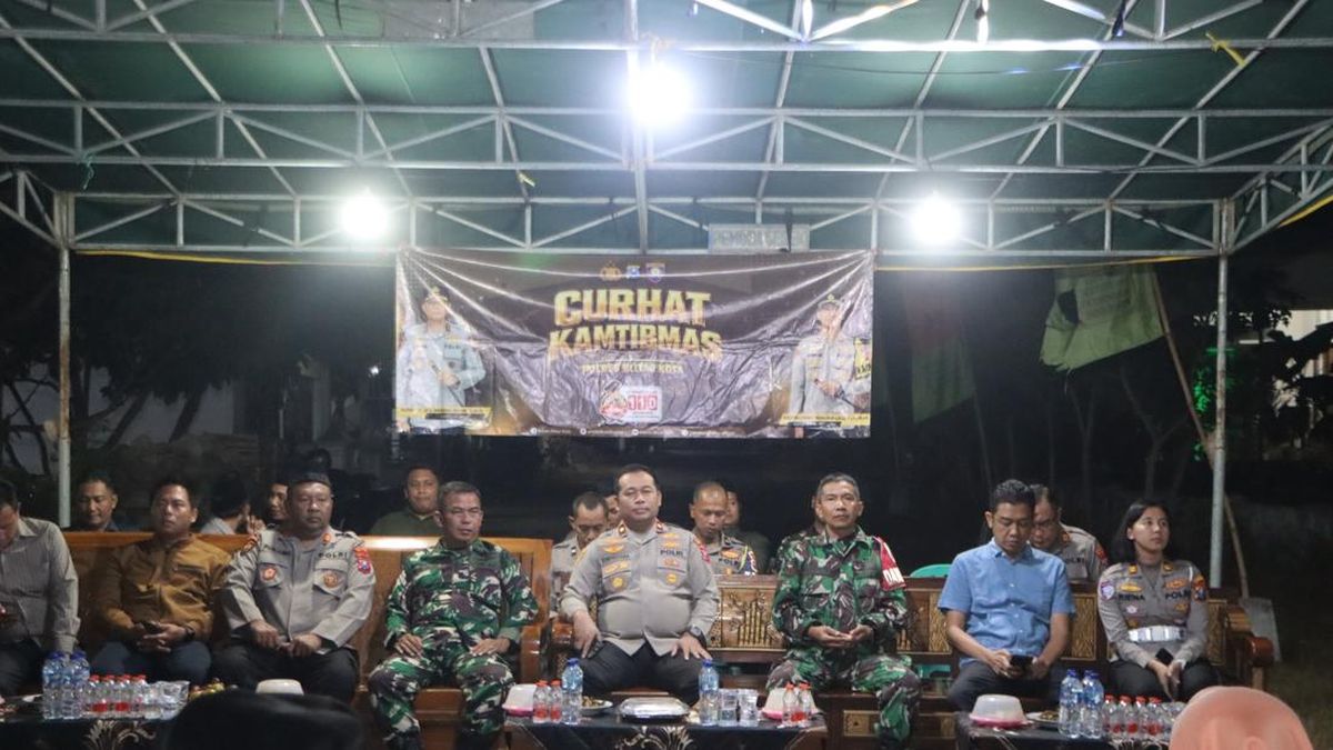 Polres Blitar Kota Dengar Sambatan Warga soal Kamtibmas di Pos Kamling