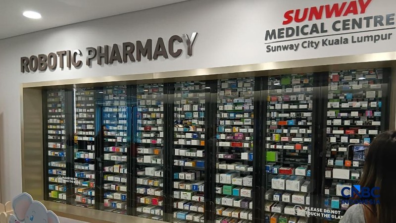 Robotic Pharmacy di Sunway Medical Centre Sunway City, Kuala Lumpur, Malaysia.