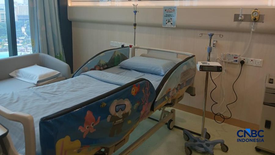 Ruang rawat inap anak di Tower F Sunway Medical Centre Sunway City, Kuala Lumpur.