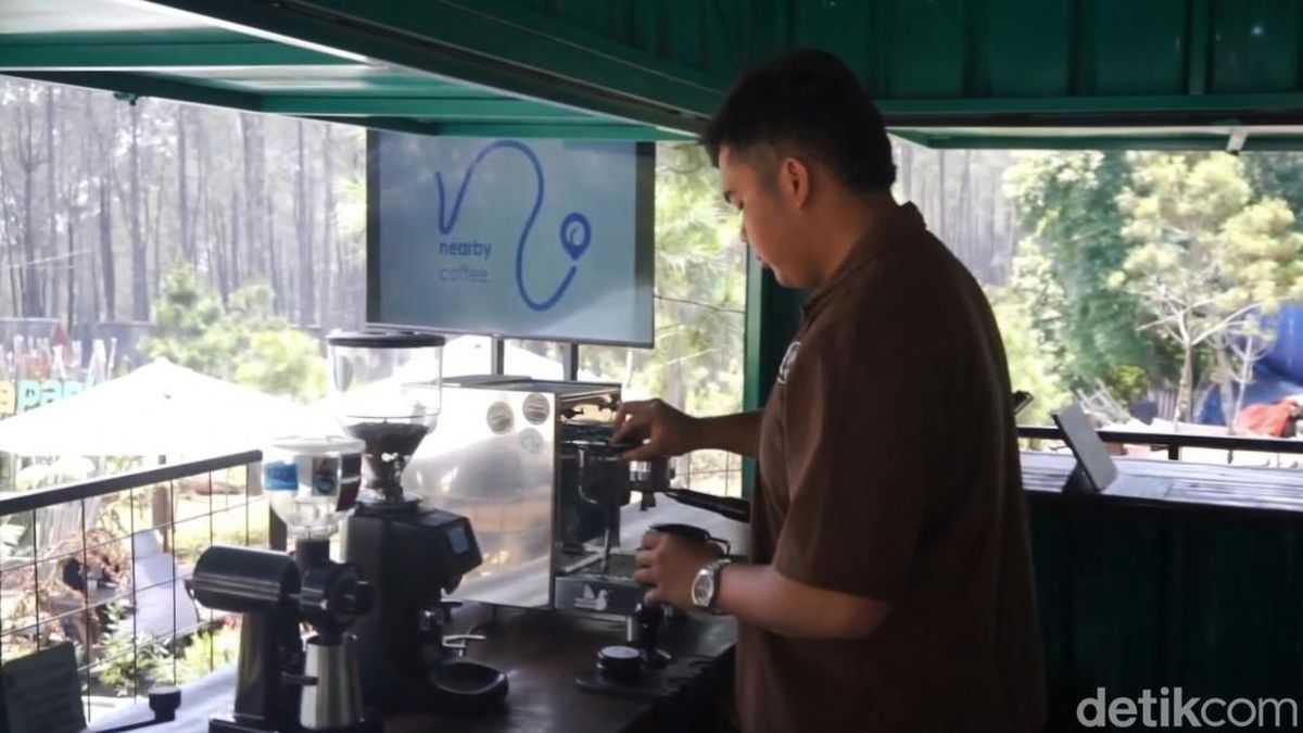 Sensasi Menyeruput Kopi di Tengah Sejuknya Hutan Pinus Bandung Utara