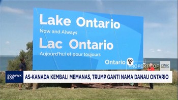 AS-Kanada Kembali Memanas, Trump Ganti Nama Danau Ontario