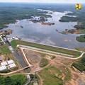 Bendungan Sepaku Ibu Kota Nusantara, Penajam Paser Utara, Kalimantan Timur. (Dok. Kementerian PU)