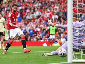 MU Vs Ipswich: Bruno Fernandes Hat-trick, Setan Merah Menang 5-2