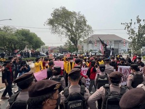 Gubernur Kalteng ke Demonstran: Sepakat Tangani Karhutla