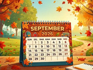 ⁠Kalender September 2026 Lengkap Tanggal Merah dan Hari Penting
