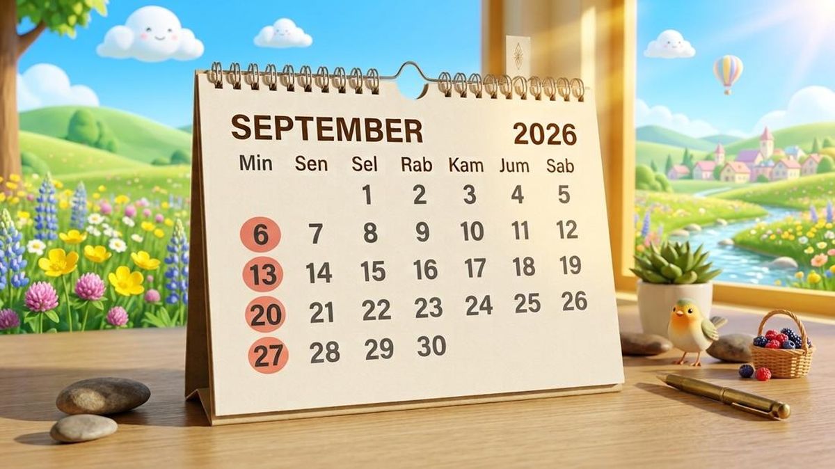 Tanggal Merah September 2026, Libur Nasional dan Cuti Bersama?