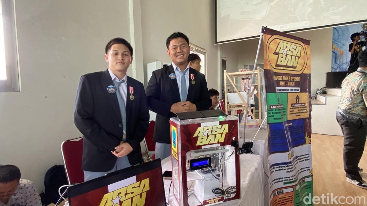 Keren! Siswa Ini Bikin Robot Deteksi Dini Banjir hingga Karhutla