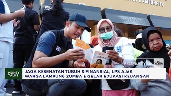 Jaga Kesehatan Tubuh & Finansial, LPS Ajak Warga Lampung Zumba & Beri Edukasi Keuangan