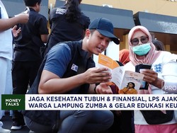 Jaga Kesehatan Tubuh & Finansial, LPS Ajak Warga Lampung Zumba & Beri Edukasi Keuangan