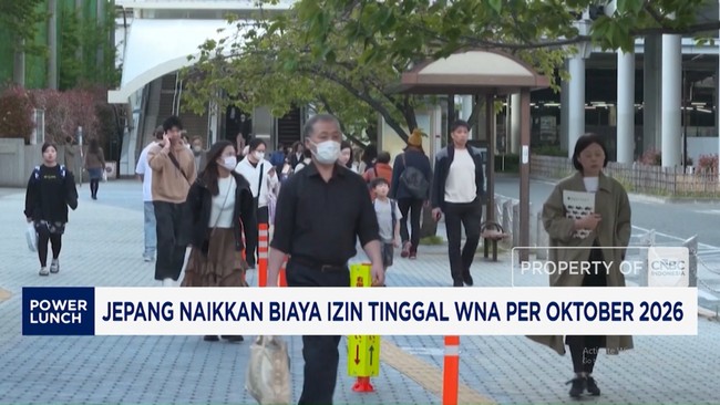 Video: Jepang Naikkan Biaya Izin Tinggal WNA, Berlaku Oktober 2026