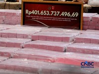 Penampakan 'Gunung' Uang Rp401 M Hasil Sitaan Korupsi Nikel PT CNI