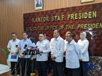 Kepala Staf Presiden Jenderal TNI (Purn.) Dudung Abdurachman saat ditemui di Kantor Staf Presiden, Jakarta Senin (31/8/2026). (CNBC Indonesia/Emir Yanwardhana)