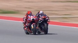 Duel 300 Km/Jam Marc Marquez Vs Bezzecchi di Aragon: Motor seperti Nempel