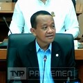 Menteri ESDM, Bahlil Lahadalia saat raker dengan Komisi XII DPR RI, Senin (31/8/2026). (YouTube/TVR Parlemen)
