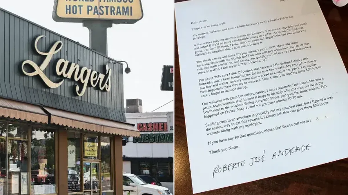 Khawatir Lupa Kasih Tip, Pria Ini Kirim Uang Rp800 Ribu ke Restoran
