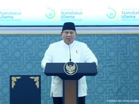 Presiden Prabowo Subianto Tutup Muktamar ke-35 Nahdlatul Ulama, Jombang, Jawa Timur, Senin (31/8/2026). (Tangkapan Layar Youtube/Sekretariat Presiden)