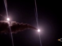 Teheran merilis rekaman peluncuran rudal dan drone yang diklaim digunakan dalam serangan terhadap pangkalan militer Amerika Serikat di Yordania pada Senin (31/8/2026). (Tangkapan Layar Video Reuters/WANA)