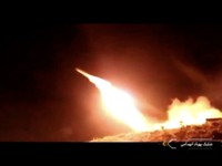 Teheran merilis rekaman peluncuran rudal dan drone yang diklaim digunakan dalam serangan terhadap pangkalan militer Amerika Serikat di Yordania pada Senin (31/8/2026). (Tangkapan Layar Video Reuters/WANA)