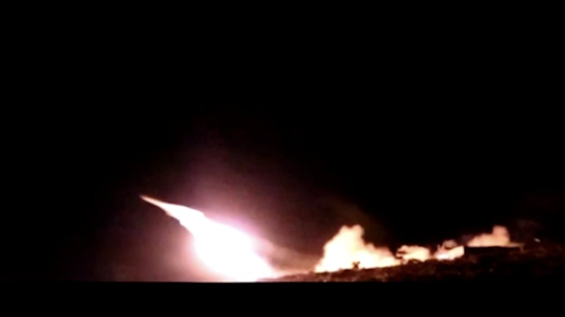 Teheran merilis rekaman peluncuran rudal dan drone yang diklaim digunakan dalam serangan terhadap pangkalan militer Amerika Serikat di Yordania pada Senin (31/8/2026).