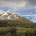 Telah terjadi erupsi G. Sinabung, Sumatera Utara, Senin, (31/8/2026) sekitar pukul 10:17 WIB. (Tangkapan Layar Instagram/badan.geologi)