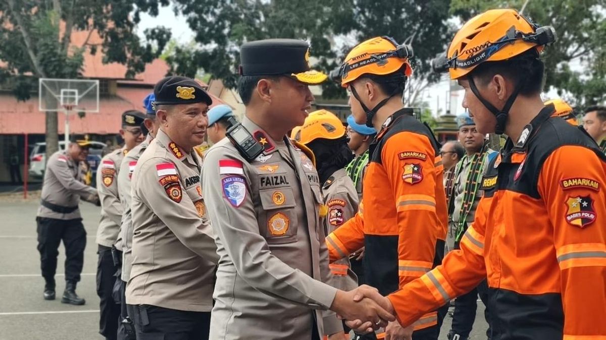51 Personel BKO Mabes Polri untuk Gempa Flores Kembali ke Jakarta