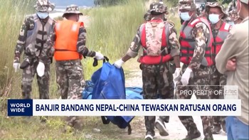 Banjir Bandang Nepal-China Tewaskan Ratusan Orang