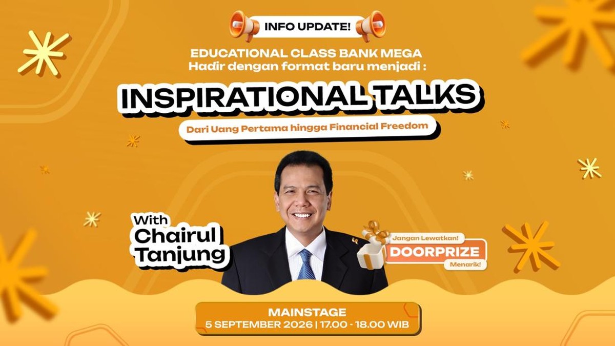 Yuk, Intip Kisah Inspirasi Chairul Tanjung di Financial Festival 2026