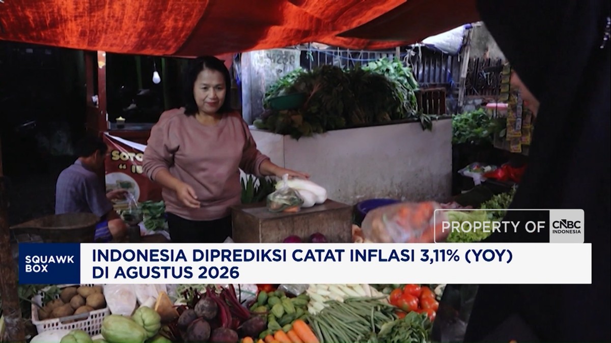 Video: Indonesia Diprediksi Catat Inflasi 3,11% (YoY) di Agustus 2026