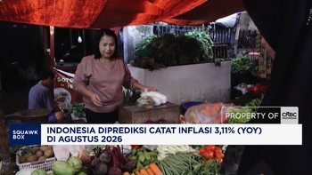 Indonesia Diprediksi Catat Inflasi 3,11% (YoY) di Agustus 2026