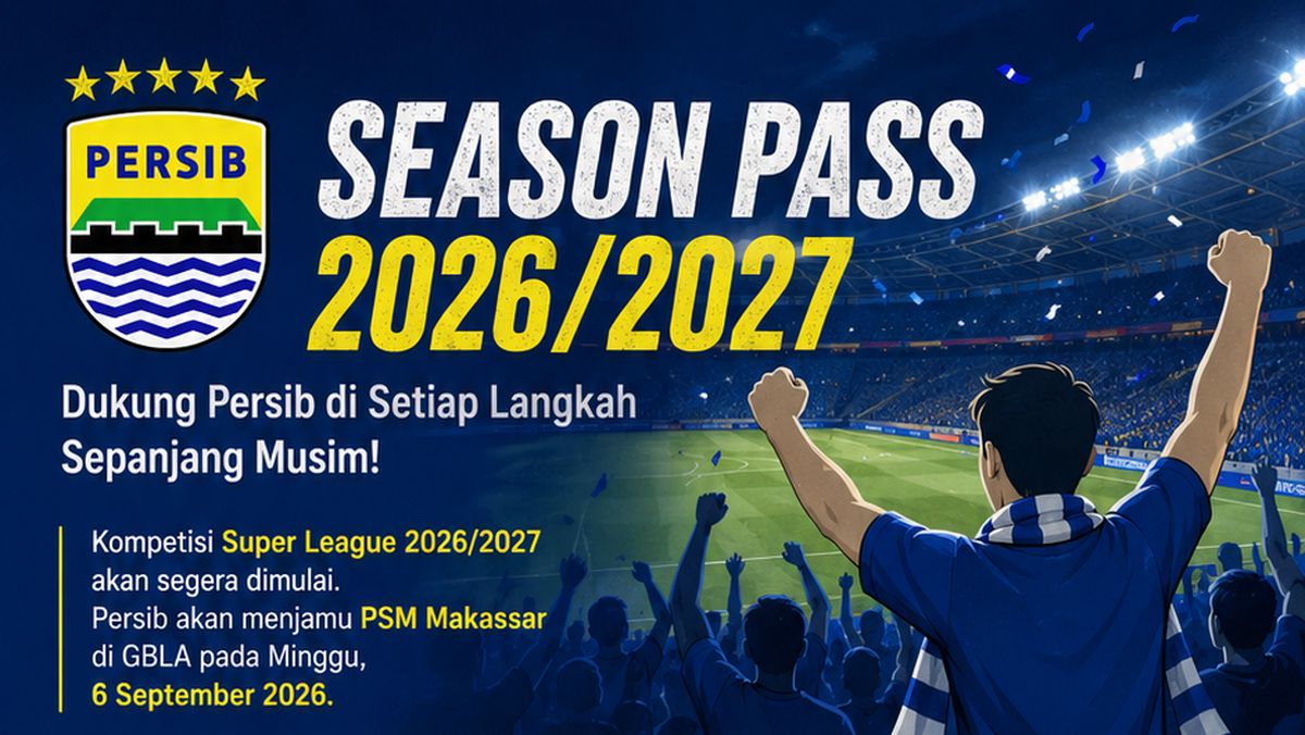 Infografis: Harga dan Cara Beli Tiket Kandang Persib Satu Musim Penuh