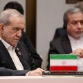Iranian President Masoud Pezeshkian attends a session of the Shanghai Cooperation Organisation (SCO) summit in Bishkek, Kyrgyzstan September 1, 2026. Sputnik/Vyacheslav Prokofyev/Pool via REUTERS ATTENTION EDITORS - THIS IMAGE WAS PROVIDED BY A THIRD