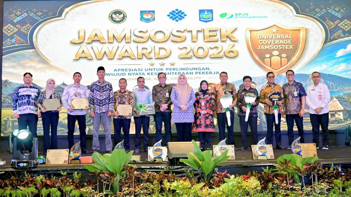 Lindungi Pekerja Rentan, Bank NTB Syariah Sabet Jamsostek Awards 2026