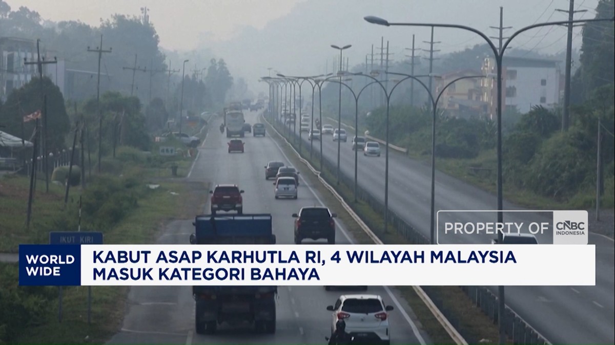 Video: Kabut Asap Karhutla, 4 Wilayah Malaysia Masuk Kategori Bahaya