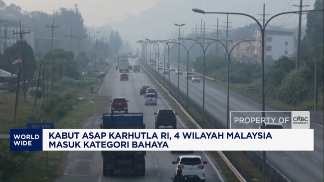 Kabut Asap Karhutla, 4 Wilayah Malaysia Masuk Kategori Bahaya