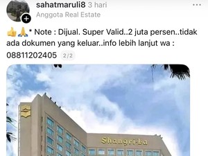 Kabar Hotel Mewah Surabaya Dijual Rp 2,3 Triliun yang Ternyata Hoax