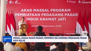 Modal Usaha Makin Mudah, Pemprov DKI Dorong Pedagang Pasar Naik Kelas