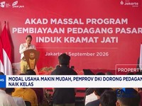Modal Usaha Makin Mudah, Pemprov DKI Dorong Pedagang Pasar Naik Kelas