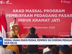 Modal Usaha Makin Mudah, Pemprov DKI Dorong Pedagang Pasar Naik Kelas
