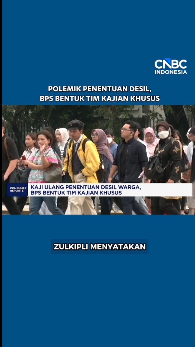 Polemik Penentuan Desil, BPS Bentuk Tim Kajian Khusus