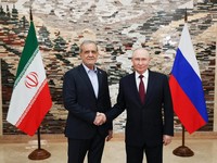 Detik-Detik Presiden Iran & Putin Bertemu, "Bersatu" Lawan Amerika