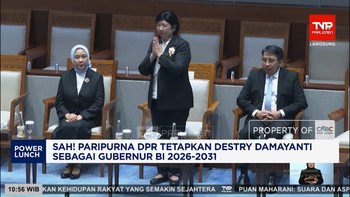Sah! Paripurna DPR Tetapkan Destry Damayanti Sebagai Gubernur BI 2026-2031
