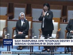 Sah! Paripurna DPR Tetapkan Destry Damayanti Sebagai Gubernur BI 2026-2031
