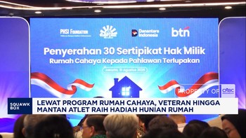 Veteran hingga Mantan Atlet Raih Hadiah Hunian Rumah