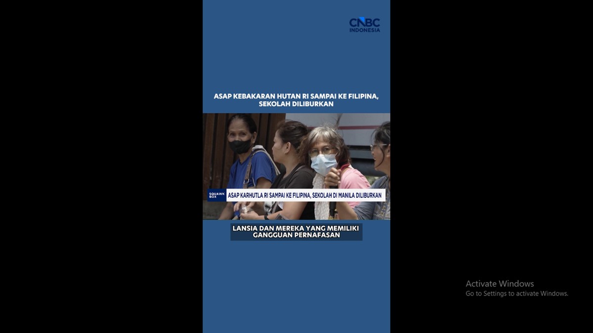 Video: Asap Kebakaran Hutan RI Sampai ke Filipina, Sekolah Diliburkan