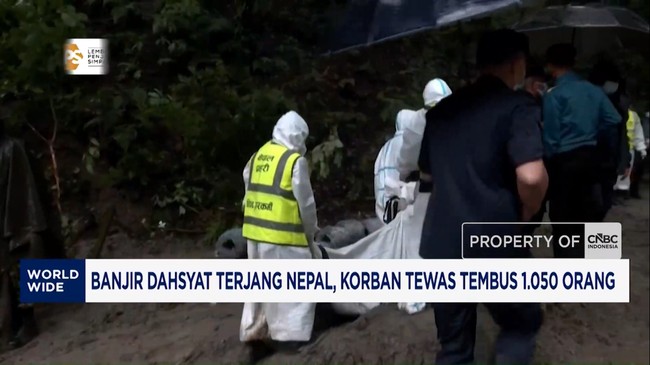 Video: Banjir Dahsyat Terjang Nepal, Korban Tewas Tembus 1.050 Orang