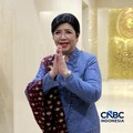 Destry Damayanti usai pengambilan sumpah jabatan sebagai Gubernur Bank Indonesia periode 2026-2031 di Mahkamah Agung RI, Jakarta, Rabu (2/9/2026). (CNBC Indonesia/Muhammad Sabki)