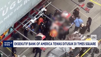 Eksekutif Bank of America Tewas Ditusuk di Times Square