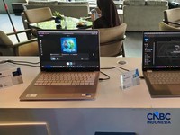 HP memiliki jajaran laptop terbaru Omnibook. (CNBC Indonesia/Novina)