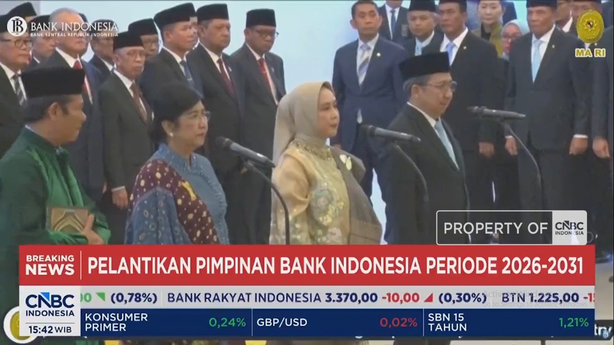 Video: MA Lantik Destry, Aida dan Solikin Sebagai Pimpinan BI 2026-2031