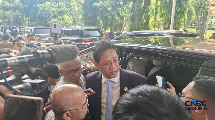 Menteri Keuangan (Menkeu) Purbaya Yudhi Sadewa saat ditemui wartawan di gedung DPR, Rabu (2/9/2026). (CNBC Indonesia/Chandra Dwi Pranata)